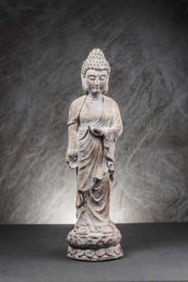 Διακοσμητικό Άγαλμα Standing Buddha - Antique Style