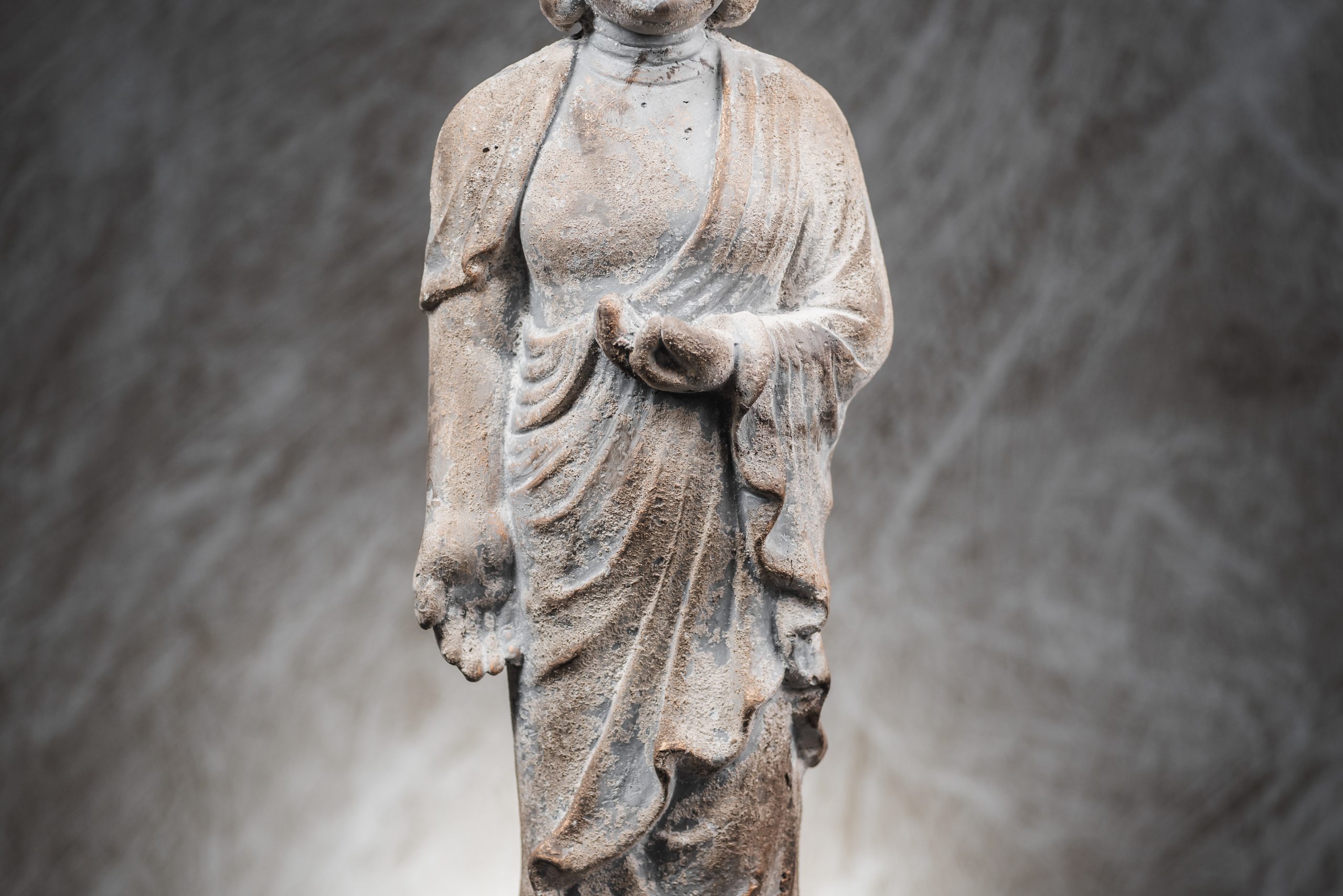 Διακοσμητικό Άγαλμα Standing Buddha - Antique Style - Image 4