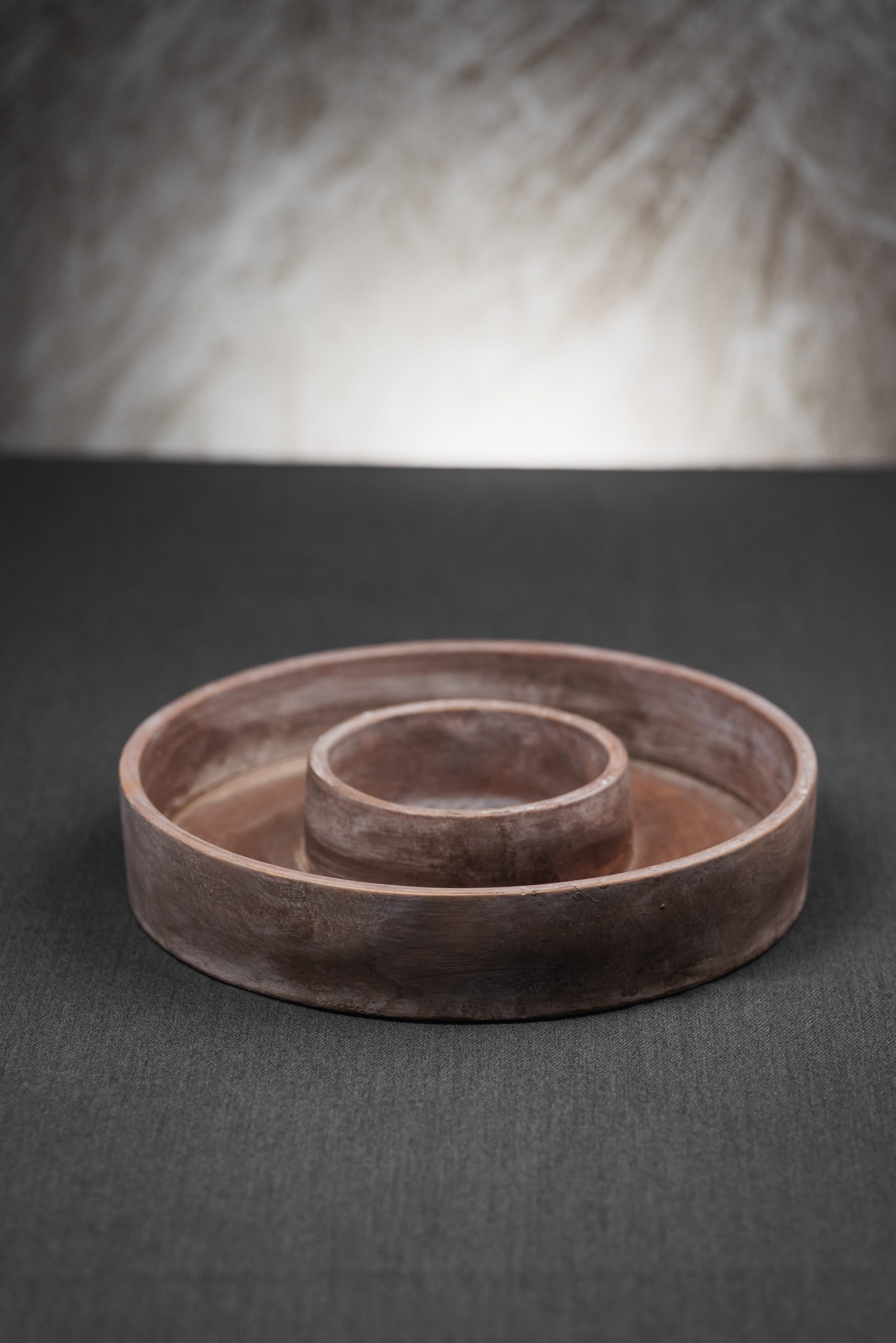 Κηροπήγιο - Βάση Σύνθεσης | Rustic Brown - Image 2